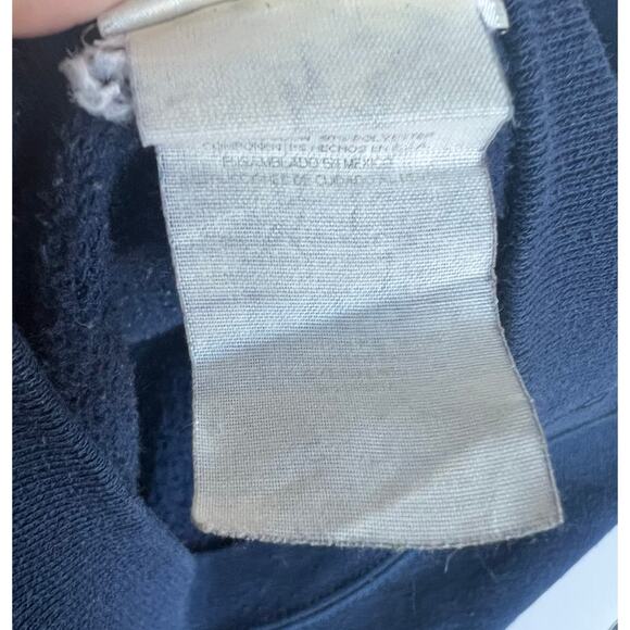 VTG Disney Blue Christmas Mickey Mouse Donald Duck Goofy Snowman Sweatshirt 3X - Picture 7 of 7